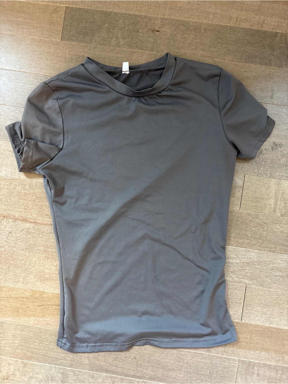 Women's Short Sleeve Crew Neck Tee - Black